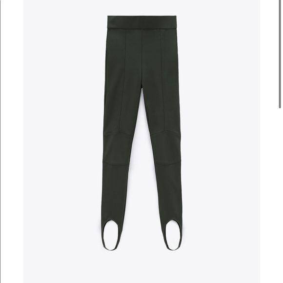 Topstitched stirrup leggings - Picture 3 of 7